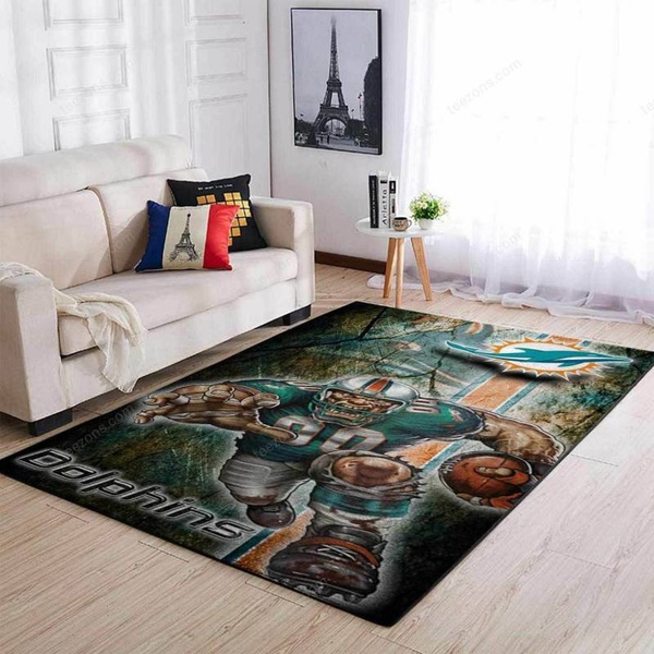 Miami Dolphins Area  Sku 317 Rug