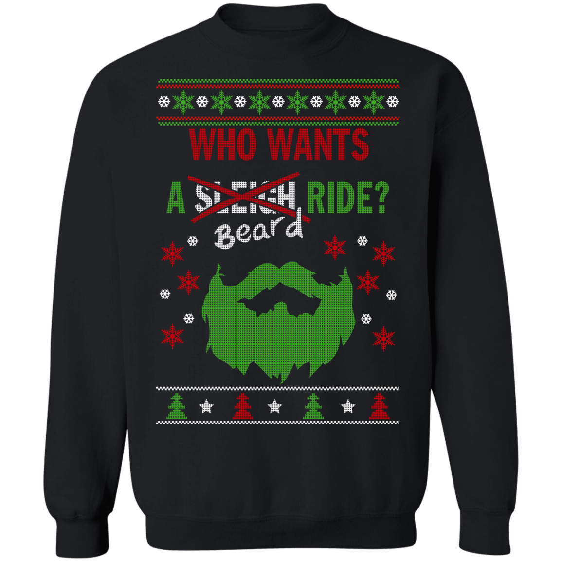 Beard Ride – Ugly Christmas Sweaters Tee