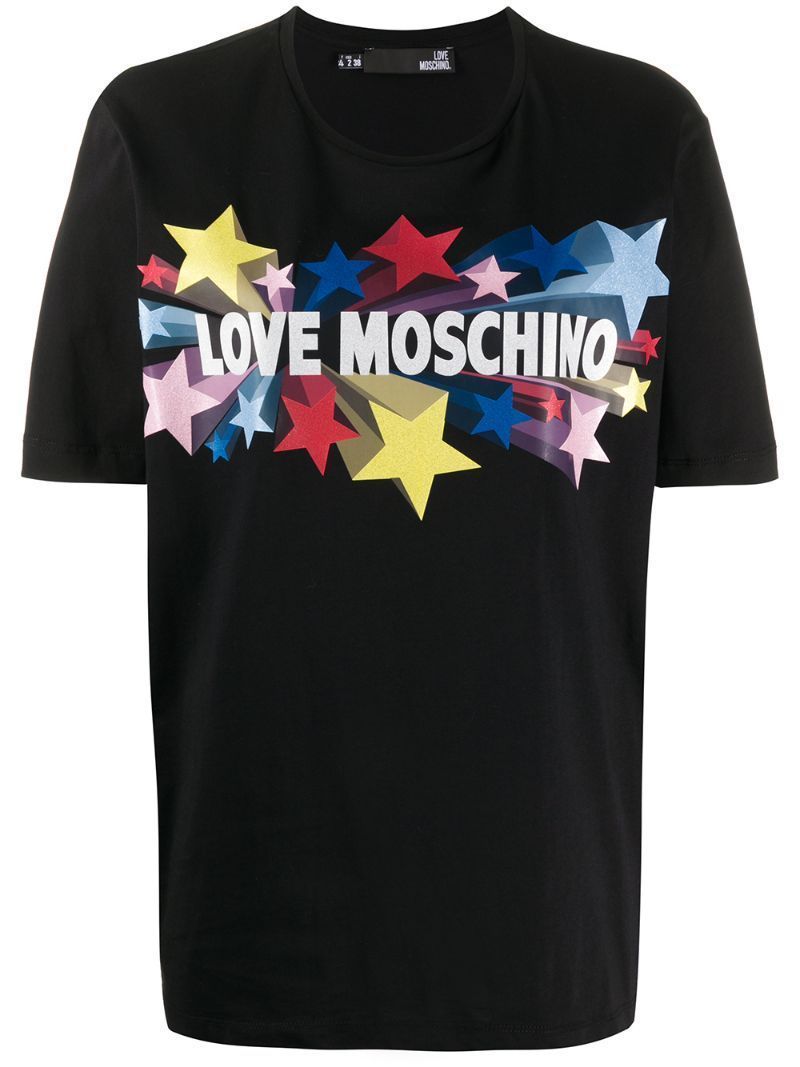 Love Moschino Star Logo Print Shirt