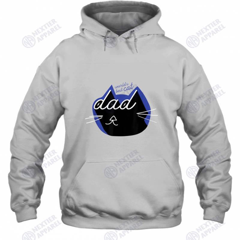 World’s Best Cat Dad  Cool Vintage Style Hoodie