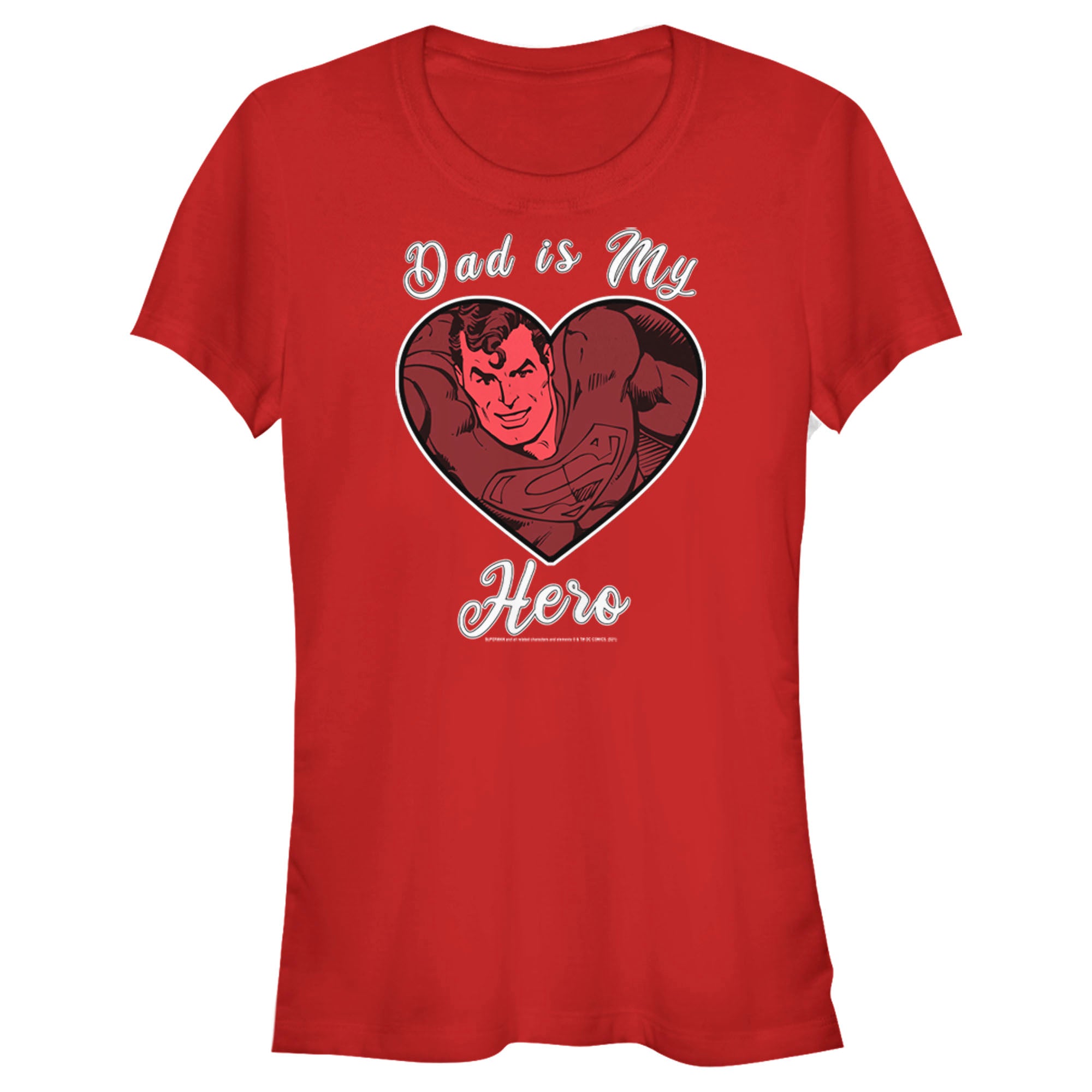 Junior’S Superman Valentine’S Day Dad Is My Hero T-Shirt