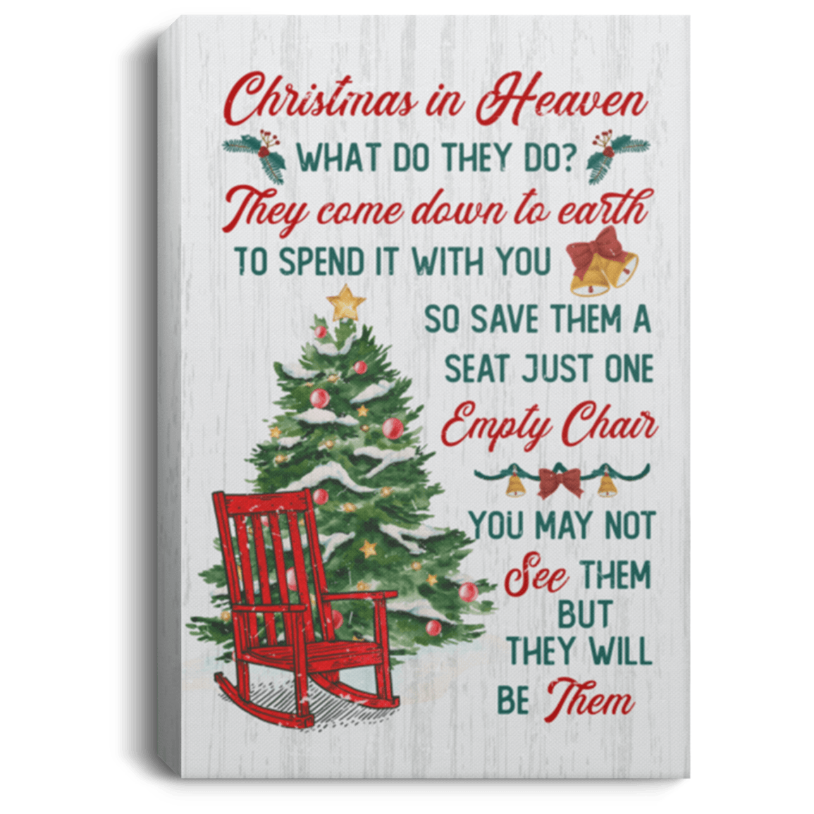 ViticStore™ Christmas In Heaven  – Christmas canvas for decor, gift for family, home decor, christmas gift