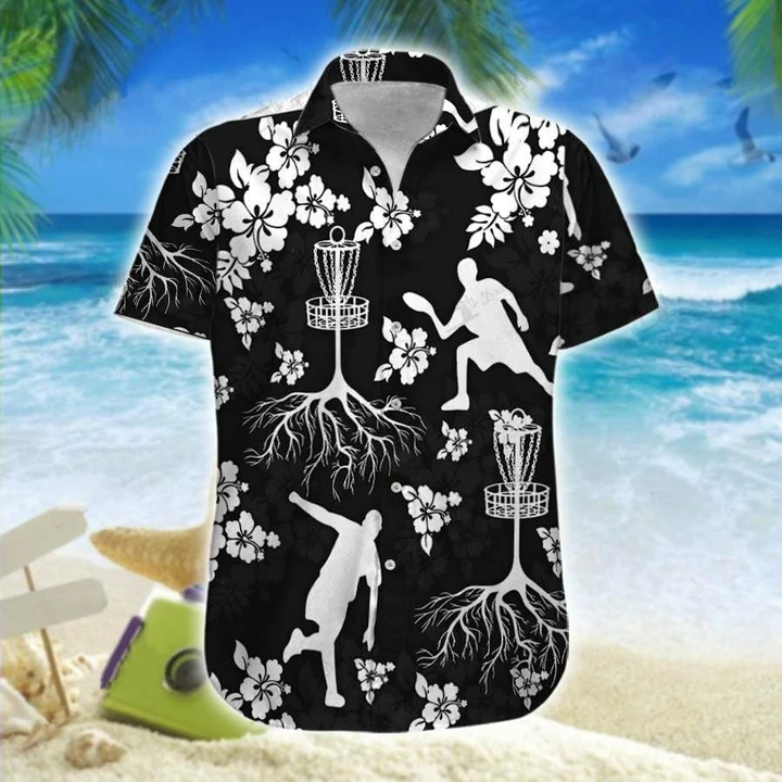 Disc Golf Tree Hibiscus Hawaii Shirt For Men Women Adult Ha37809