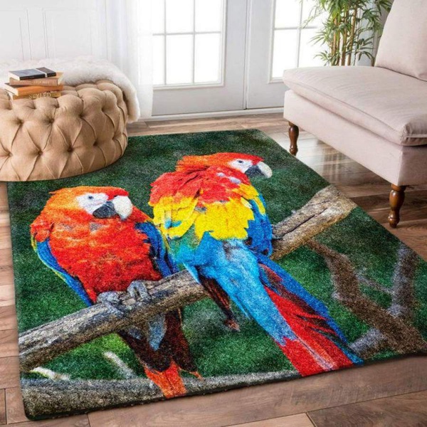 Custom Areas Rug Parrot Rug - Gift For Family