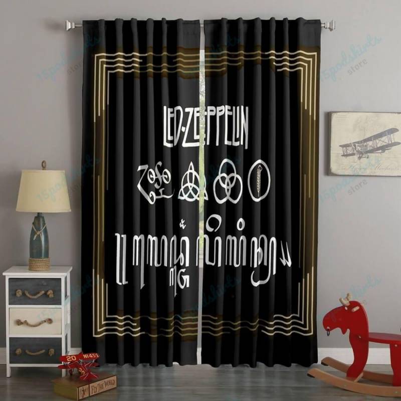 3D Printed Led Zeppelin Style Custom Living Room Curtains