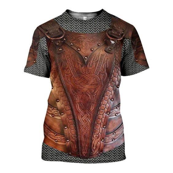 Viking Gift Viking American Viking Armor 3D All Over Printed Shirts For Men & Women