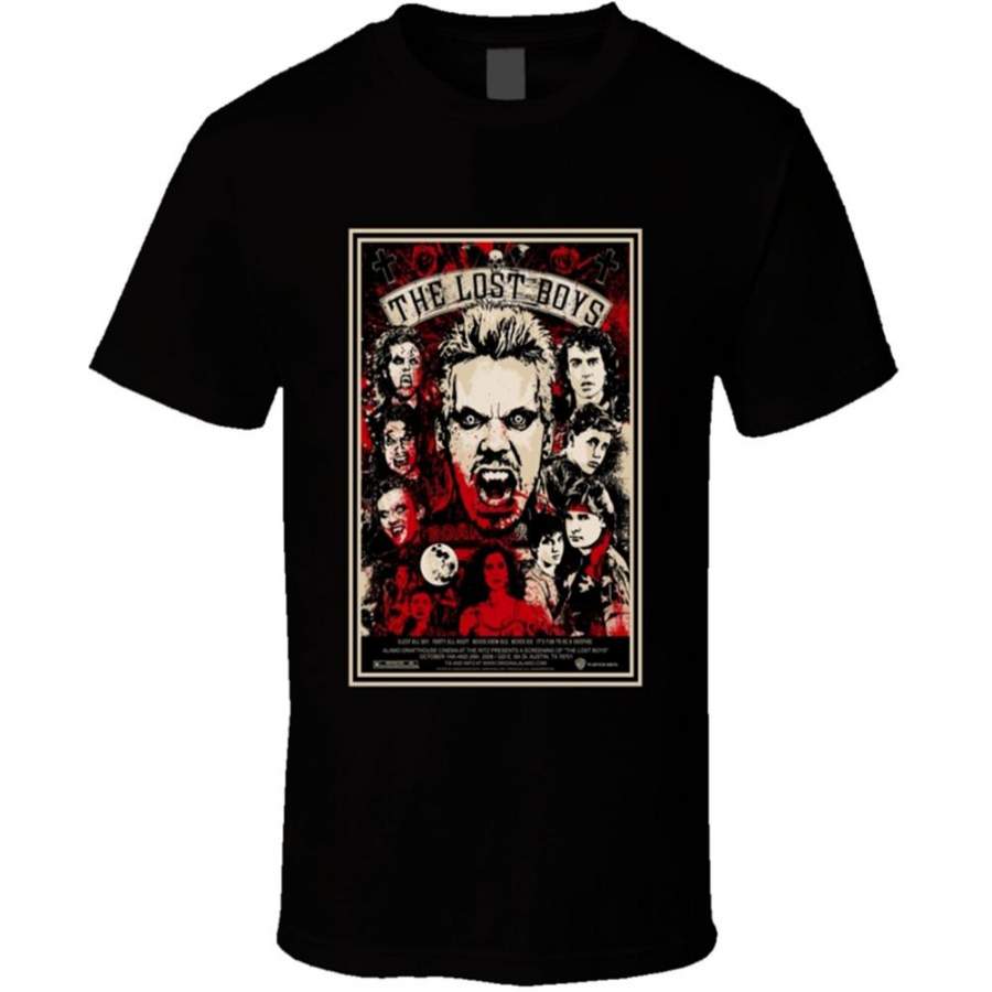 The Lost Boys 80s Horror Vintage Movie Men’s T-Shirt