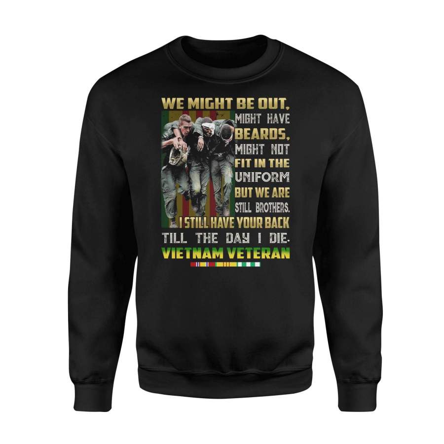 Vietnam Veteran – I still have your back – Premium Fleece Sweatshirt