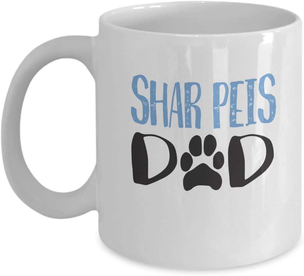 Shar Peis Dad Coffee Mug – Shar Peis Lover – Gift For Christmas – Cute Coffee Mug – Dog Dad