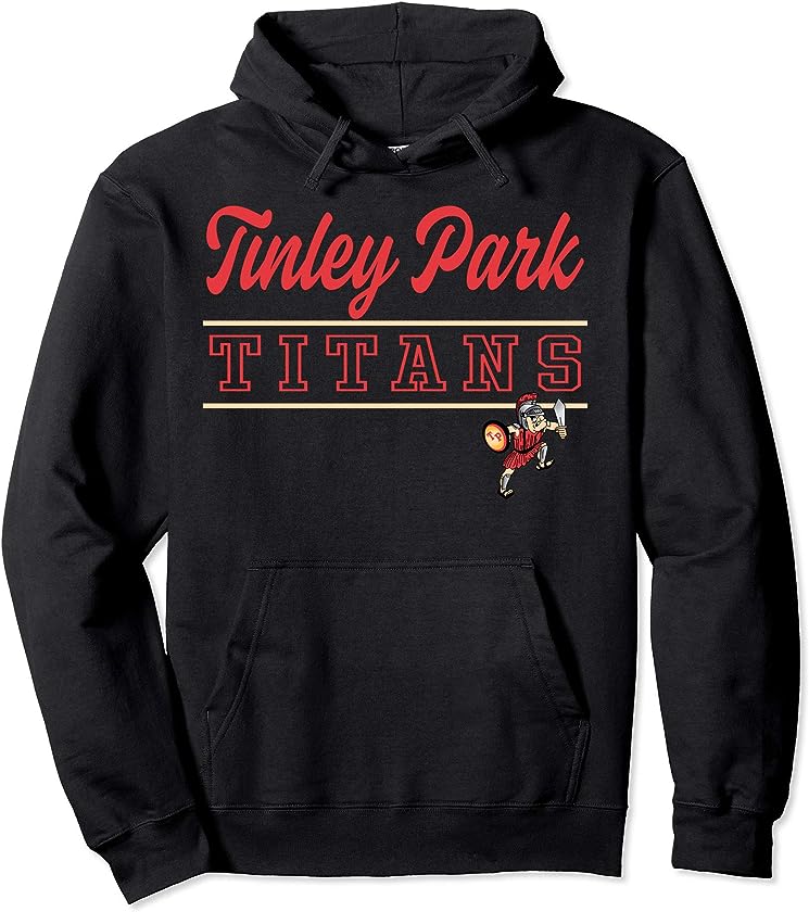 Tinley Park High School Titans Pullover Hoodie C9