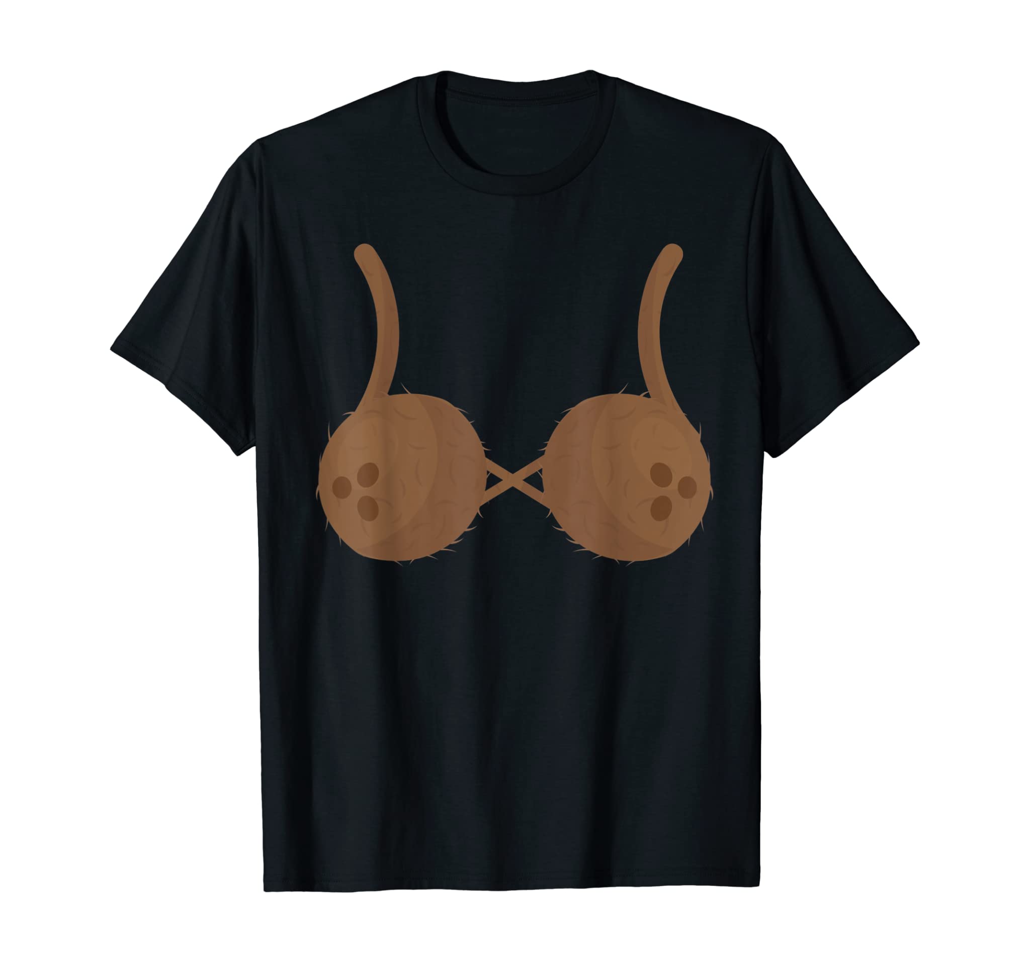 Funny Summer Coconut Bra Coconuts Boobies Gift T-Shirt