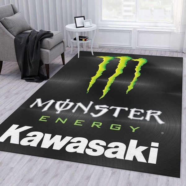 Kawasaki Logo Monster Area Rug Living Room Rug Home Decor Floor Decor N98