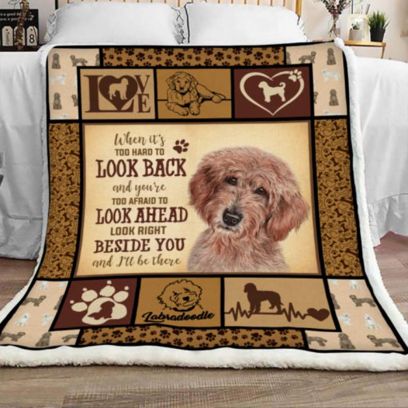 Labradoodle Sherpa Blanket JR1802 85O36