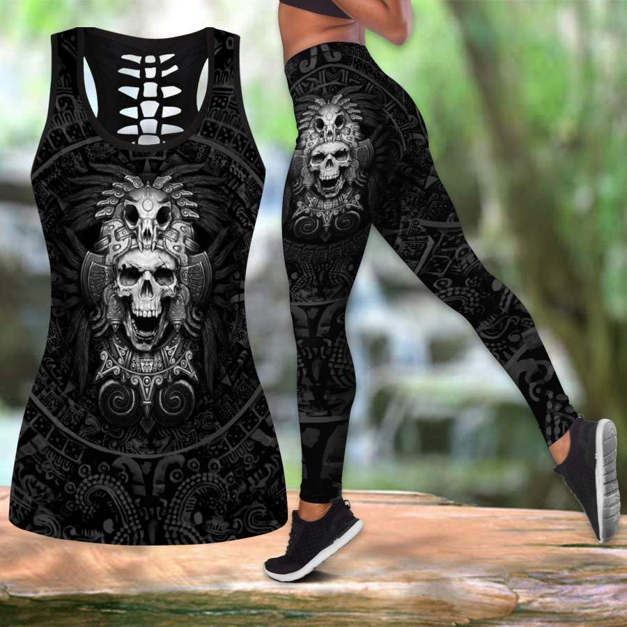 Mexican Aztec Warrior Combo Tank Top + Legging QB07022004