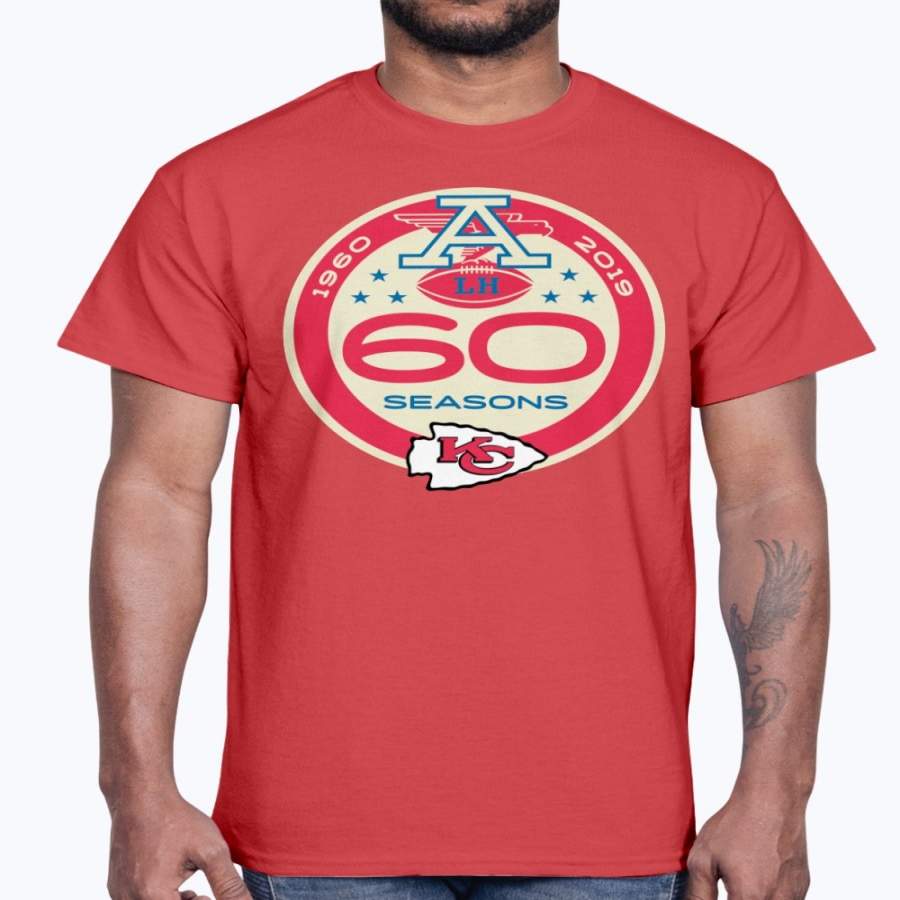 Kansas City Chiefs 60 Seasons 1960 – 2019 Shirt