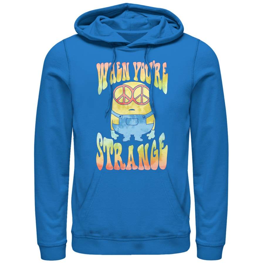 Despicable Me Men’s Minion Tie-Dye Strange  Lightweight Hoodie