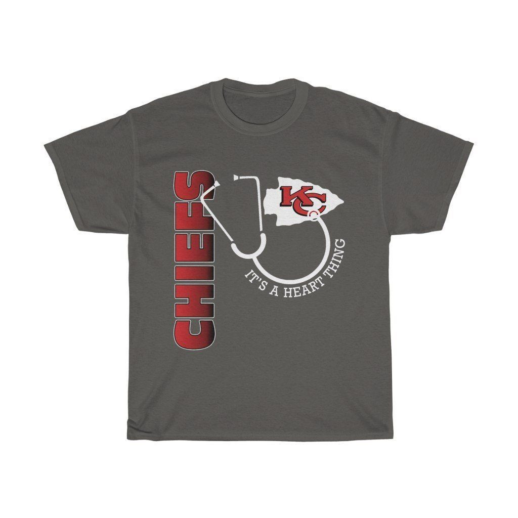 Kansas City Chiefs Its A Heart Thing Stethoscope T-Shirt