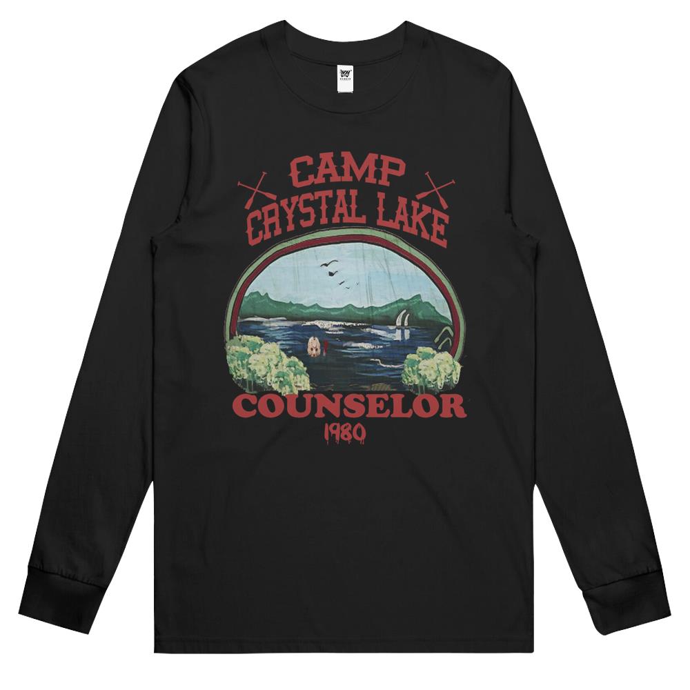 Camp Crystal Lake Counselor Long Sleeve T Shirts