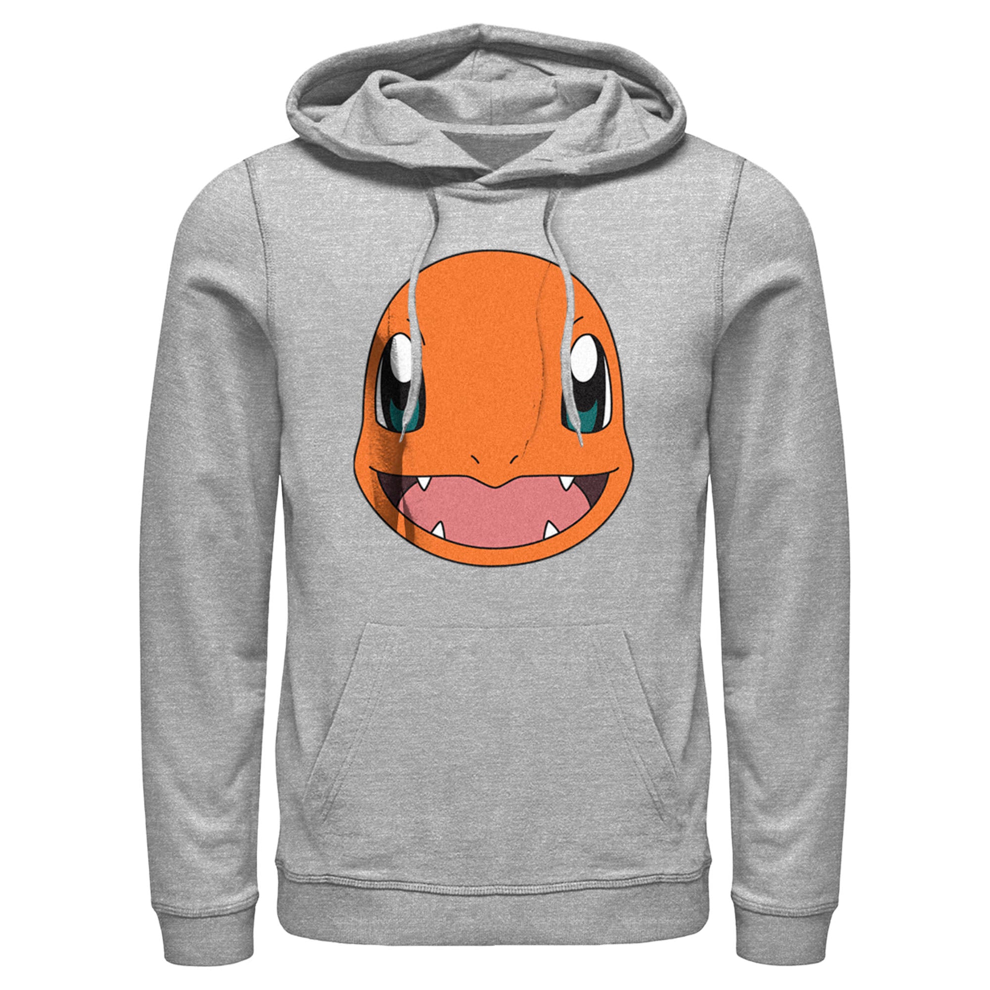 Men’S Pokemon Charmander Smile Pull Over Hoodie