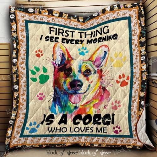 Corgi HUR29518 3D Customized Quilt CAMLI2307