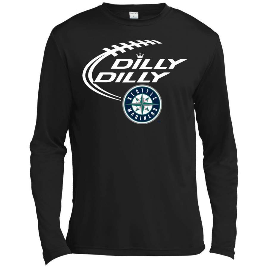 AGR Dilly Dilly Baseball Seattle Mariners Sport Premium Long Sleeve T-shirt