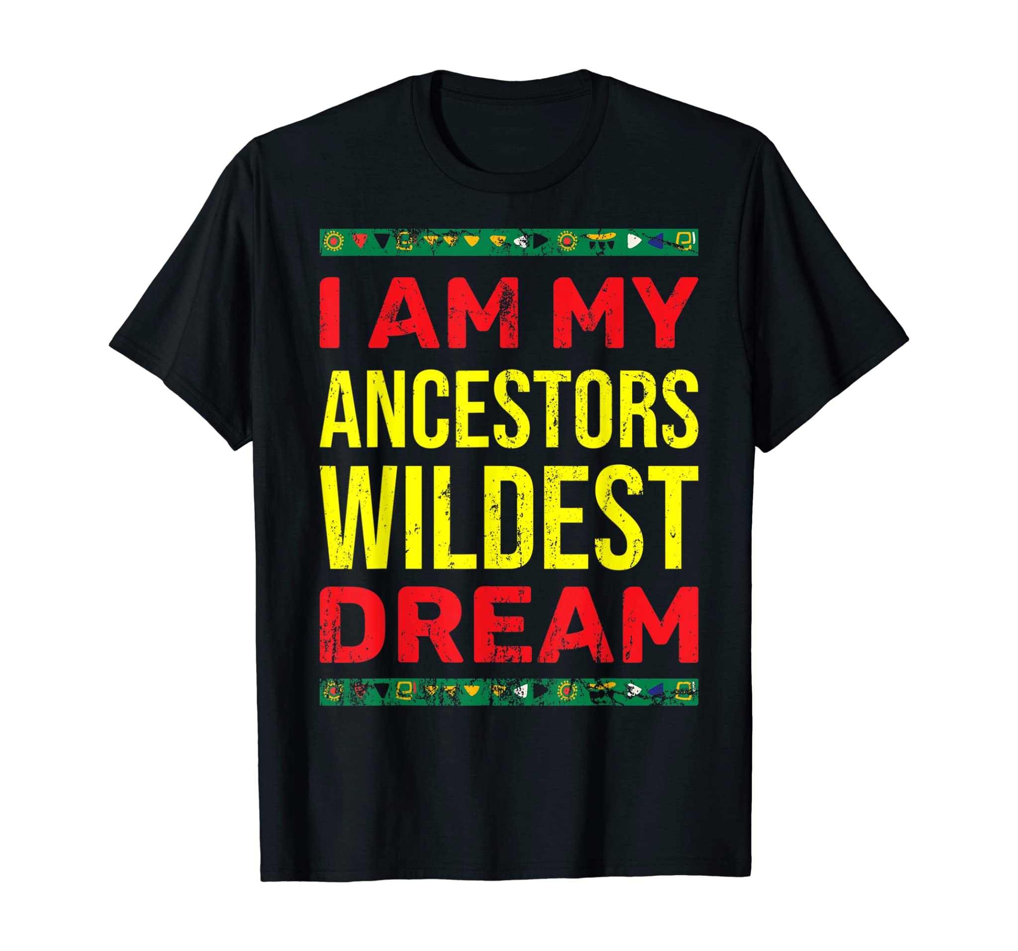 African Roots Funny Black Americans Gift African American T-Shirt