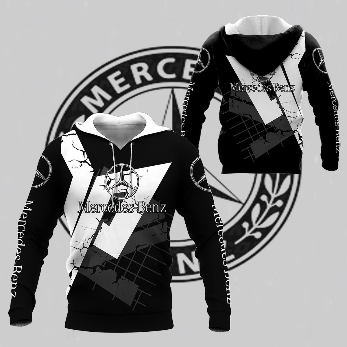 3D All Over Printed Mercedes-Benz LPH-HL Shirts Ver 2 (White)