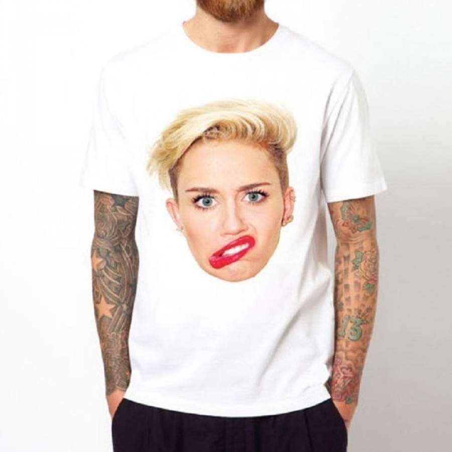 men's miley cyrus t shirt