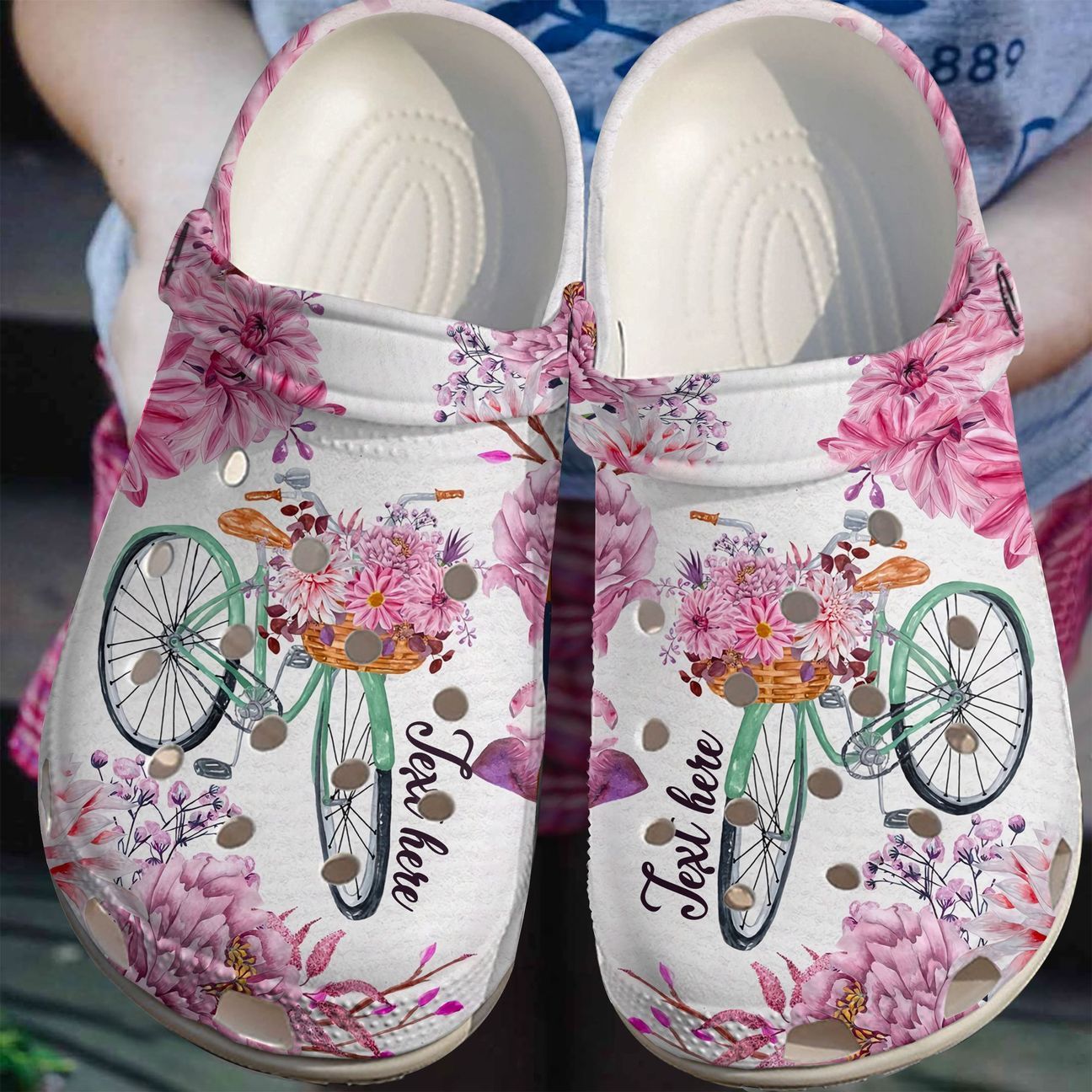 Cycling Personalize Clog, Custom Name, Text, Fashion Style For Women, Men, Kid, Print 3D Personalized Cycling Season