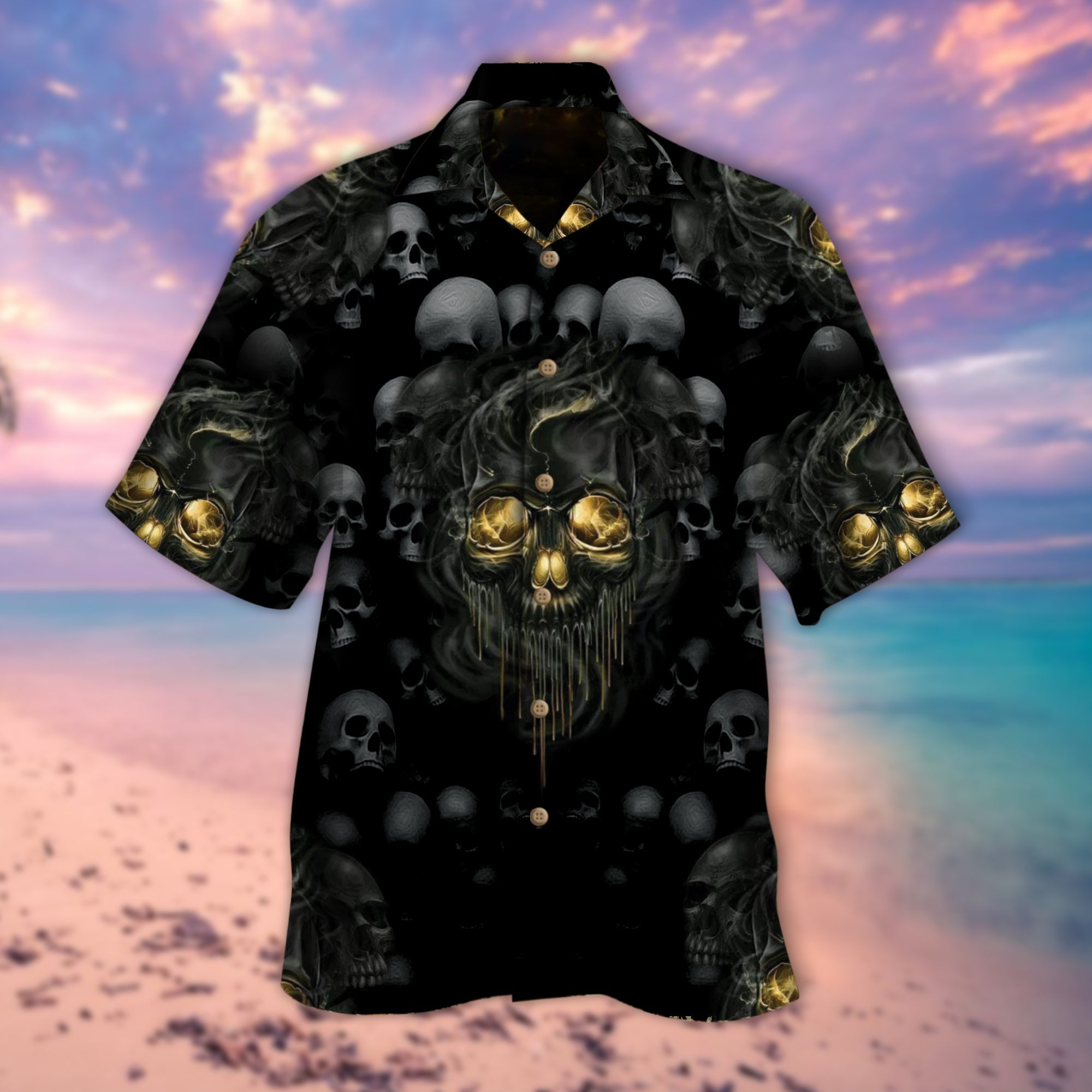 Mysterious Skull Hawaii Lover Hawaii Shirt For Men Women Ha111574