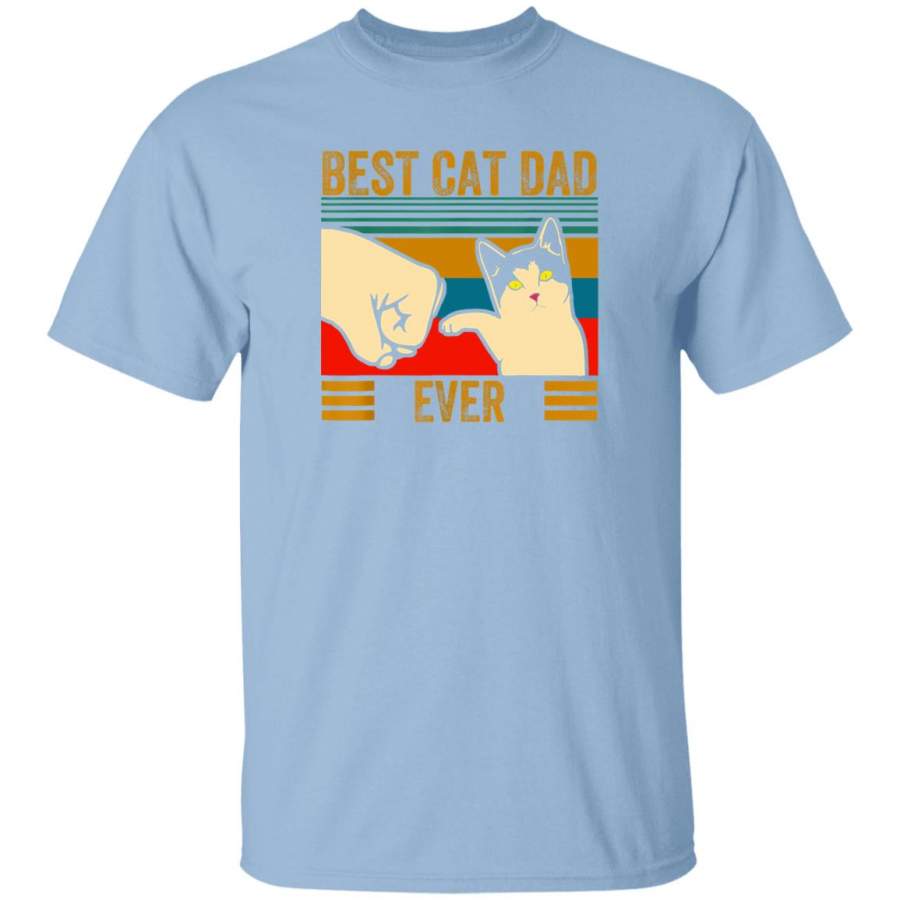 Best cat dad ever vintage shirt black custom plus size