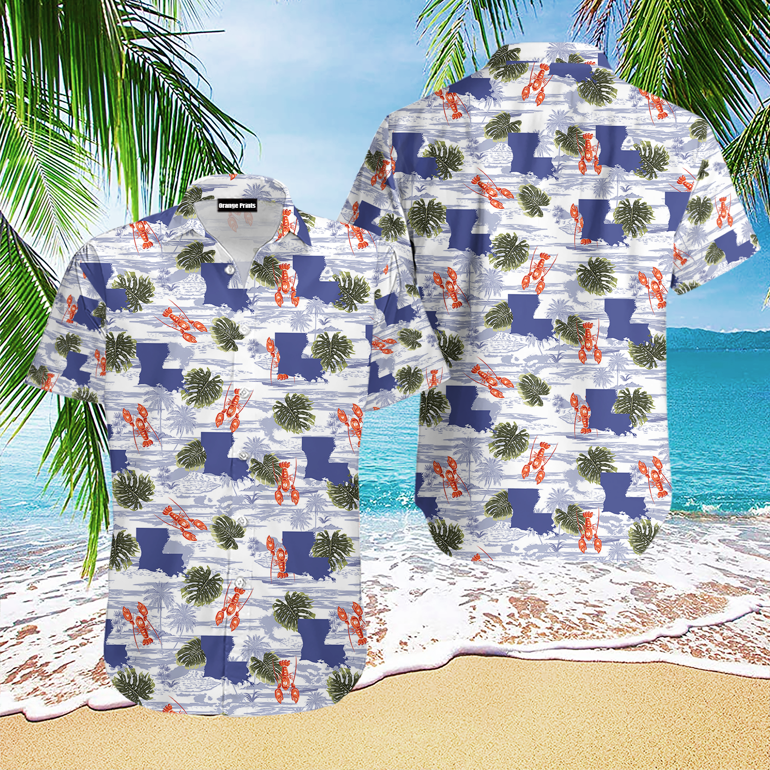 Louisiana Summer Tropical Hawaii Shirt For Men Women Ha95995