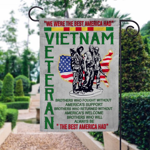 We Were The Best America Had Viet Nam Veteran Flag All Over Printed