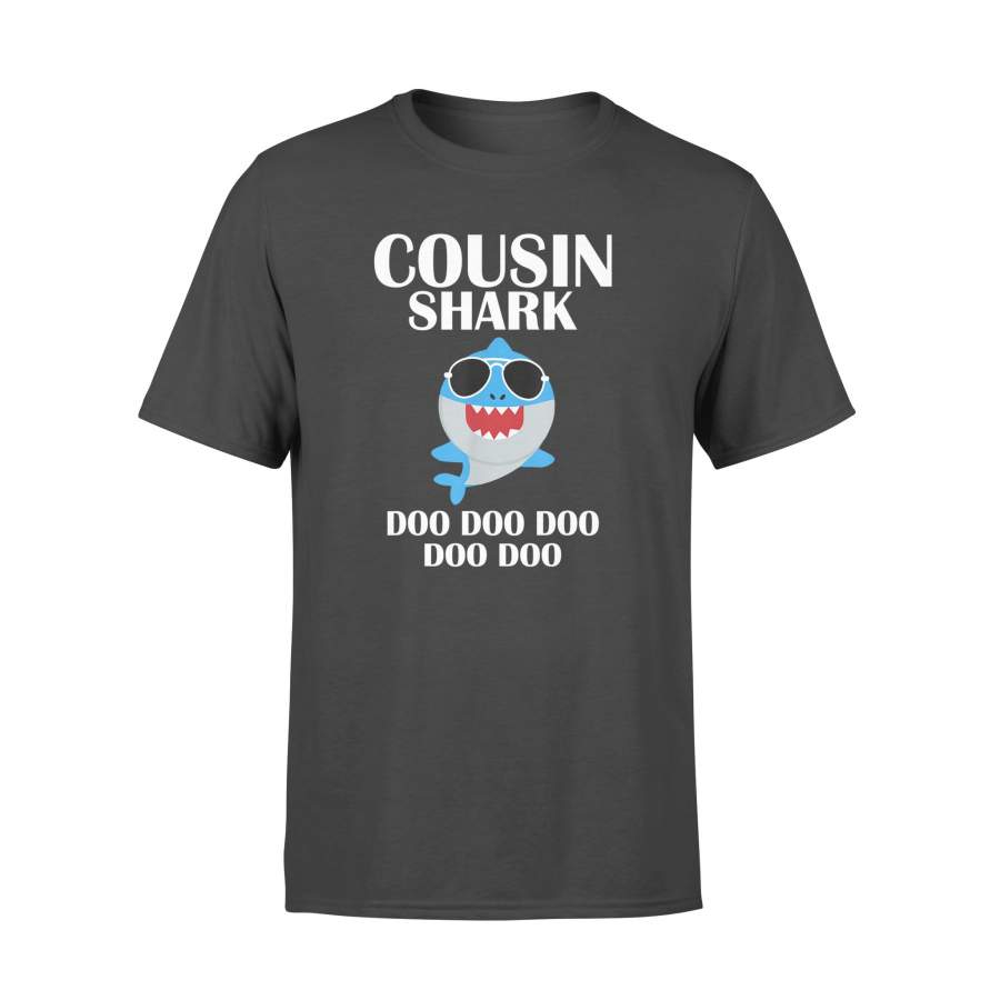 Cousin Shark T Shirt Doo Doo Doo Fathers Day Cousin Shirt – Standard T-shirt