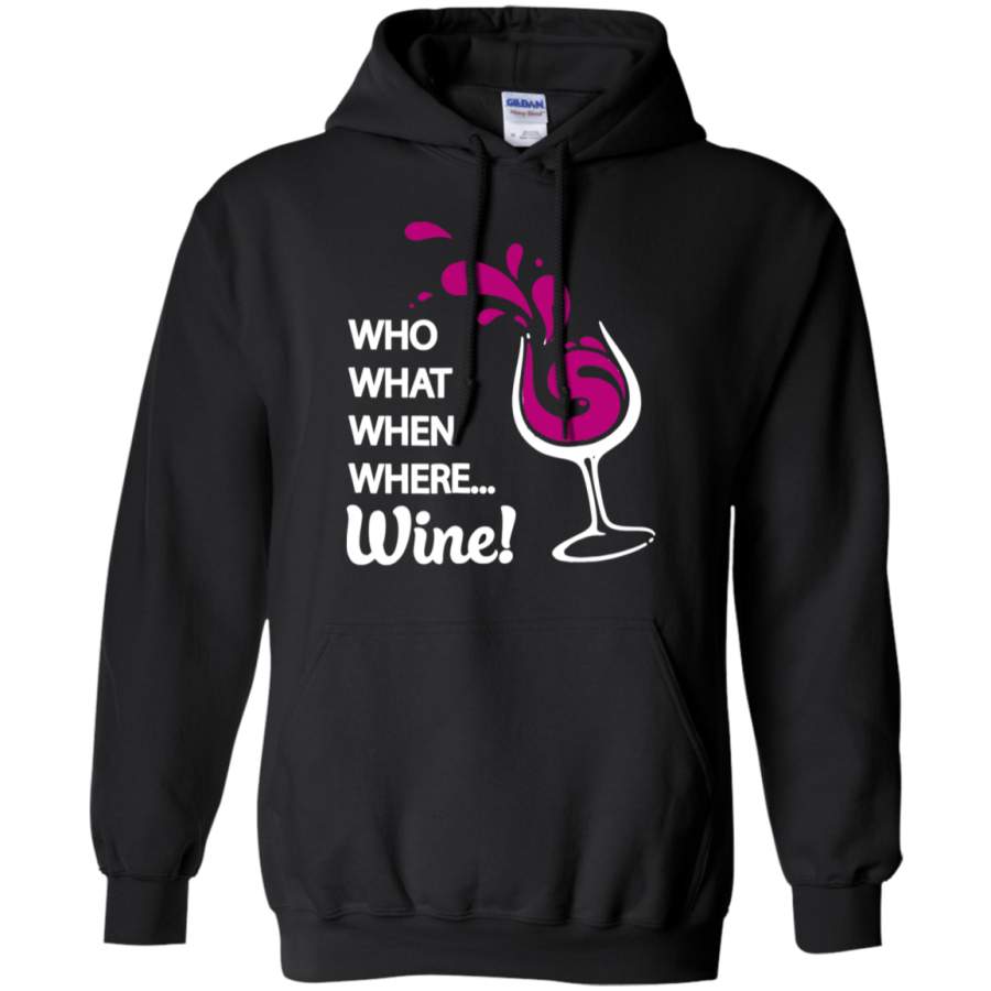 AGR Who what when where… Wine Hoodie