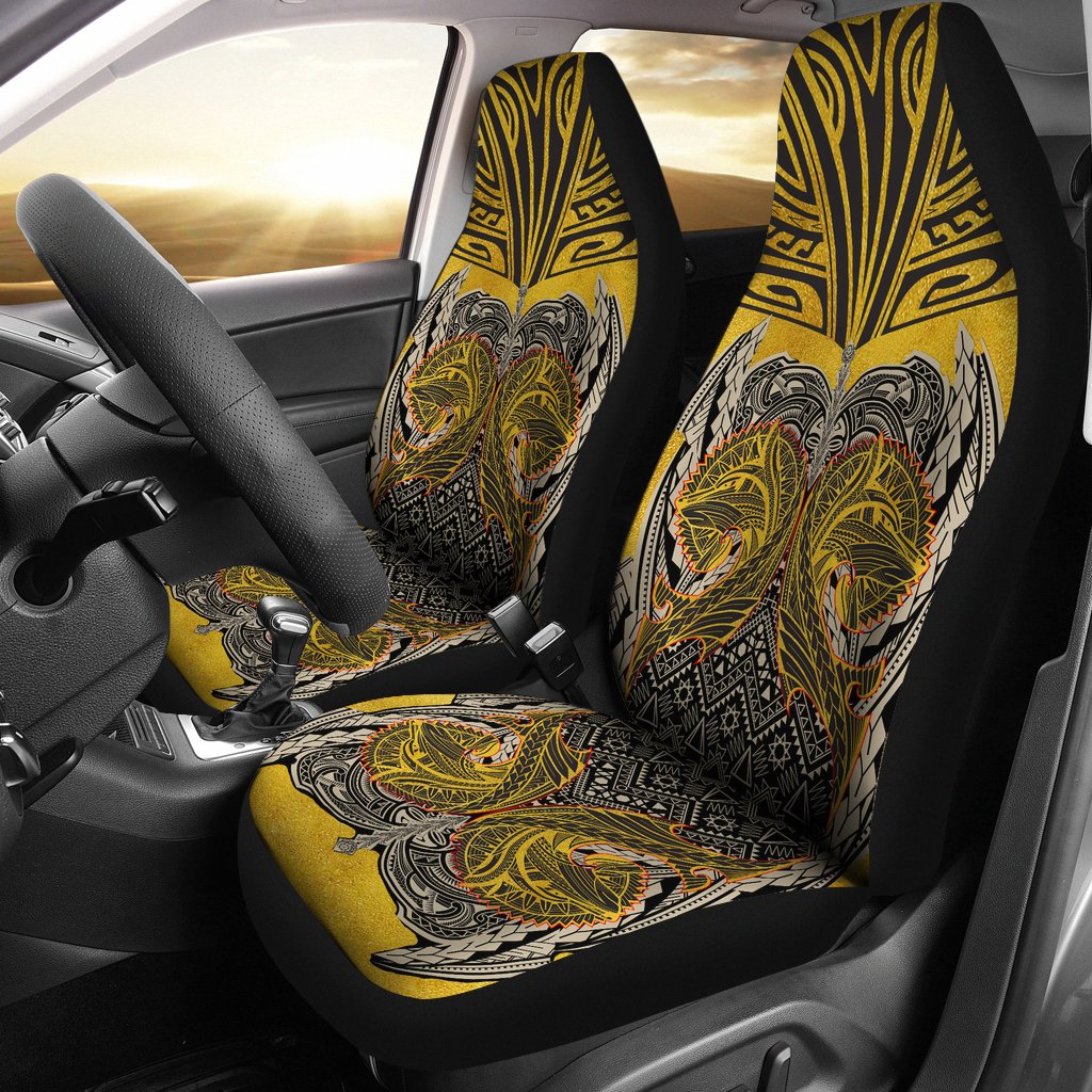 Polynesian Car Seat Cover - Polynesian Maori Tattoo Wolf - BN17 ...