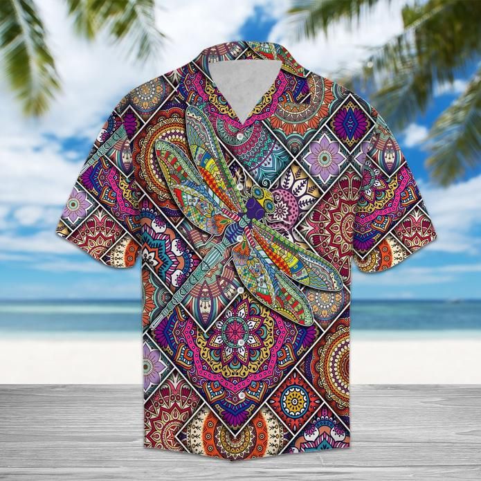 Dragonfly Mandala Hawaii Shirt Unisex Adult Ha8718