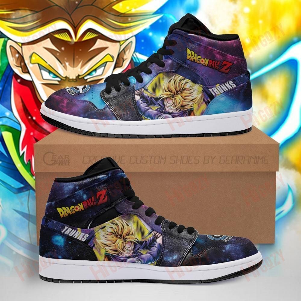 Trunks Ssj Sneakers Galaxy Custom Dragon Ball Z Anime Shoes