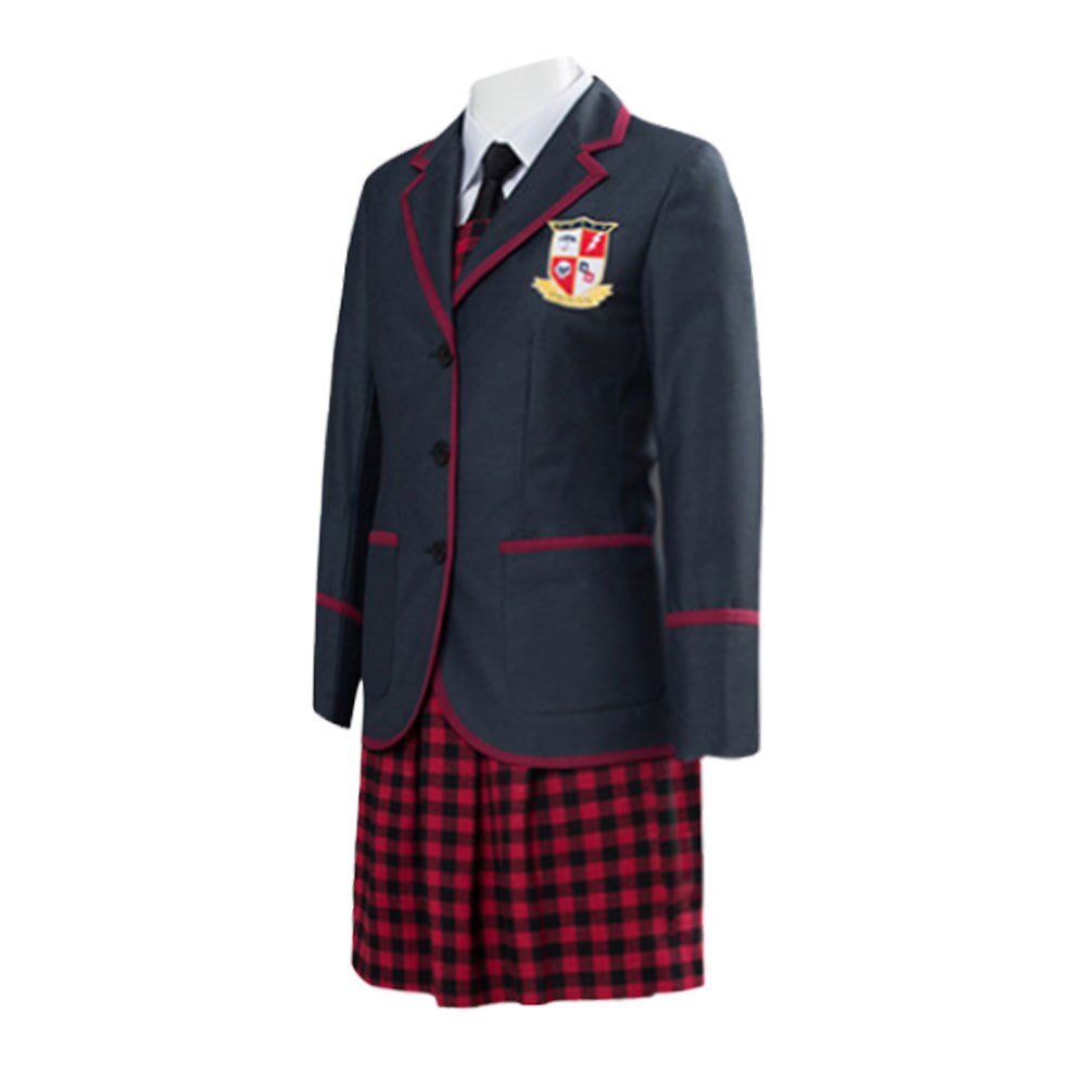 The Umbrella Academy Girls School Uniform Vanya Allison Cosplay Costume Halloween Carnival Party Suits for Women Skirt Set alx