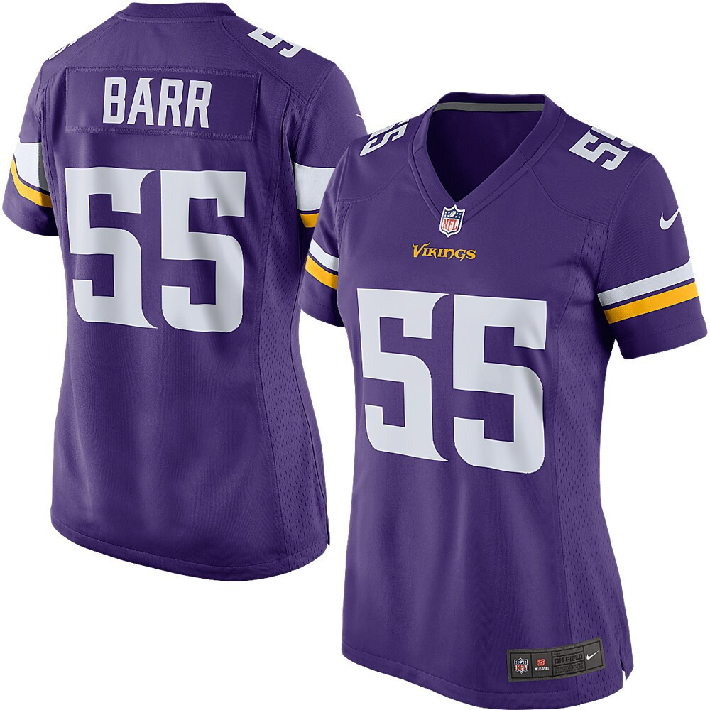 Anthony Barr Minnesota Vikings Womens Game Player Jersey – Purple NFL