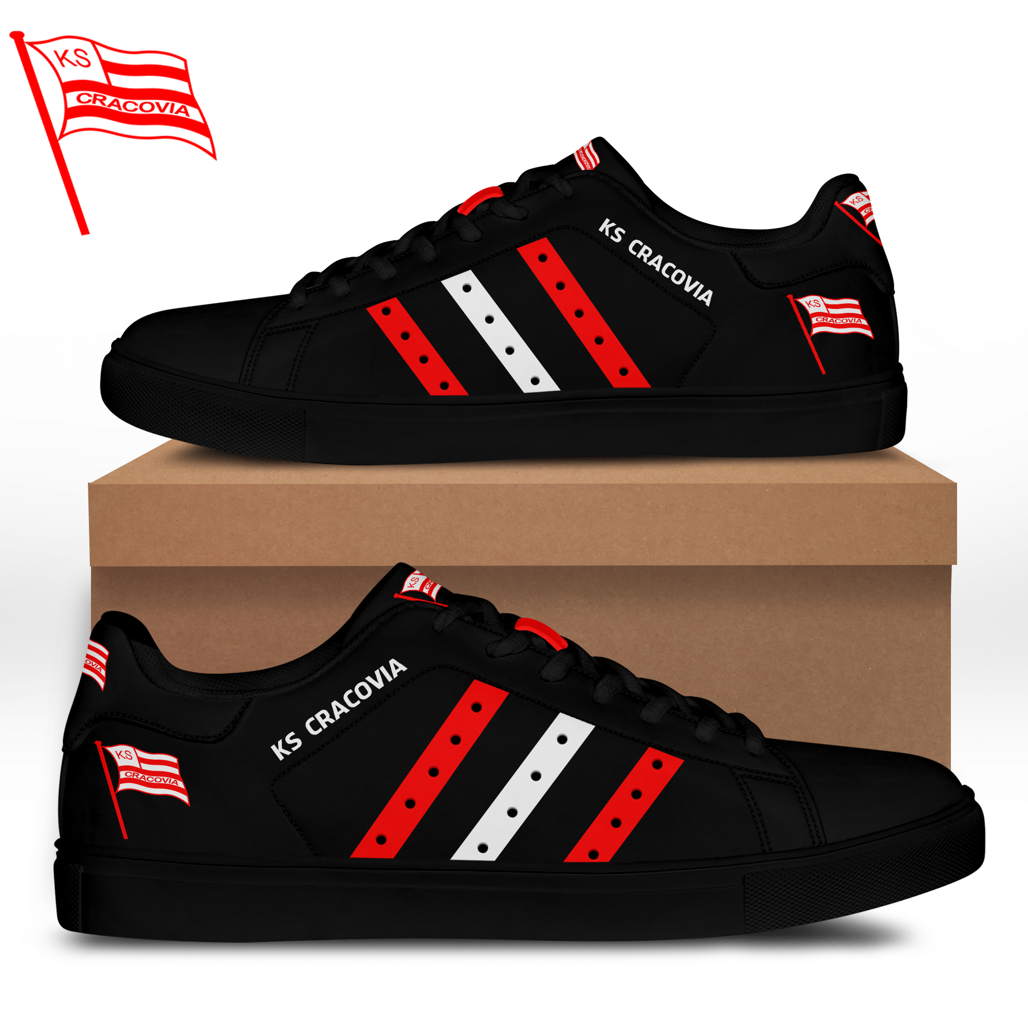 Ks Cracovia Leather Low Top Shoes V4