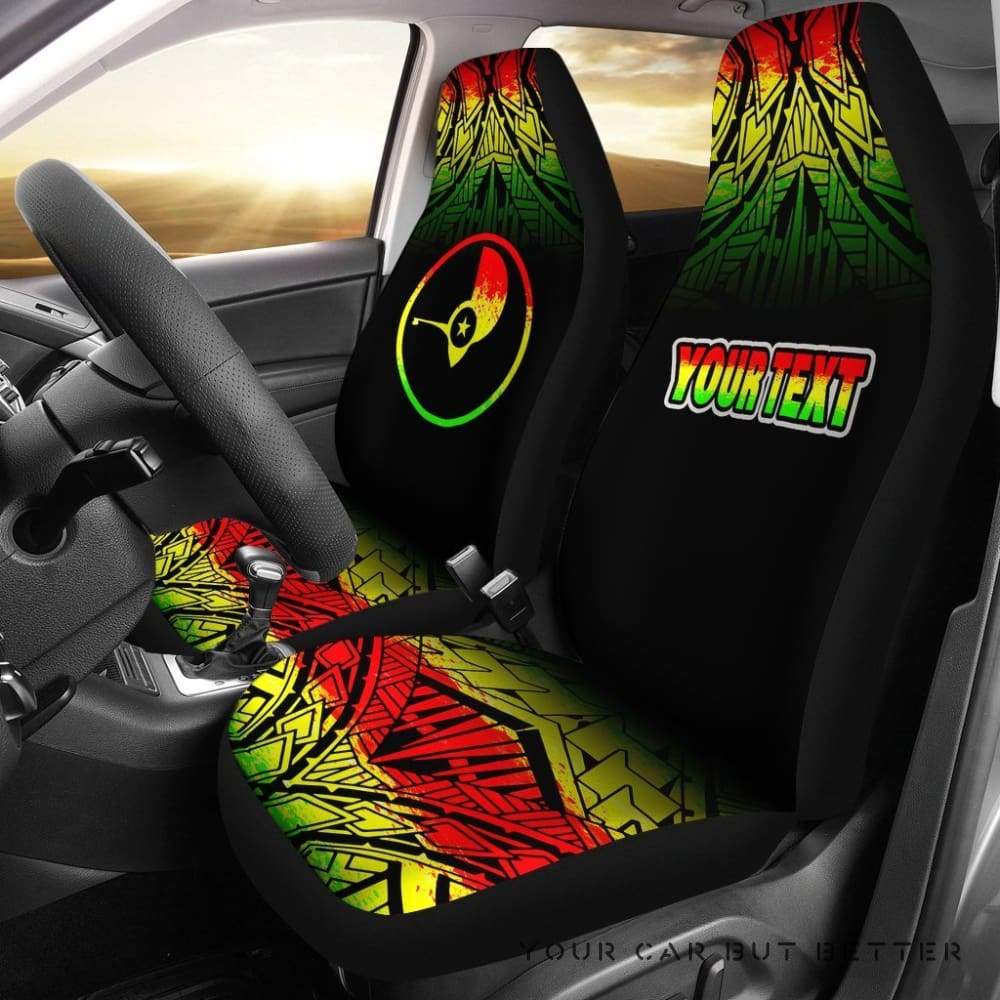 Yap Car Seat Covers Custom Fog Reggae Style