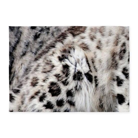 Snow Leopard Area Rug