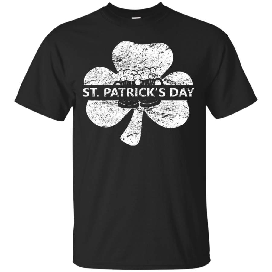 Vintage St. Patrick’s Day, Beer and Shamrock – Men/Women T-Shirt