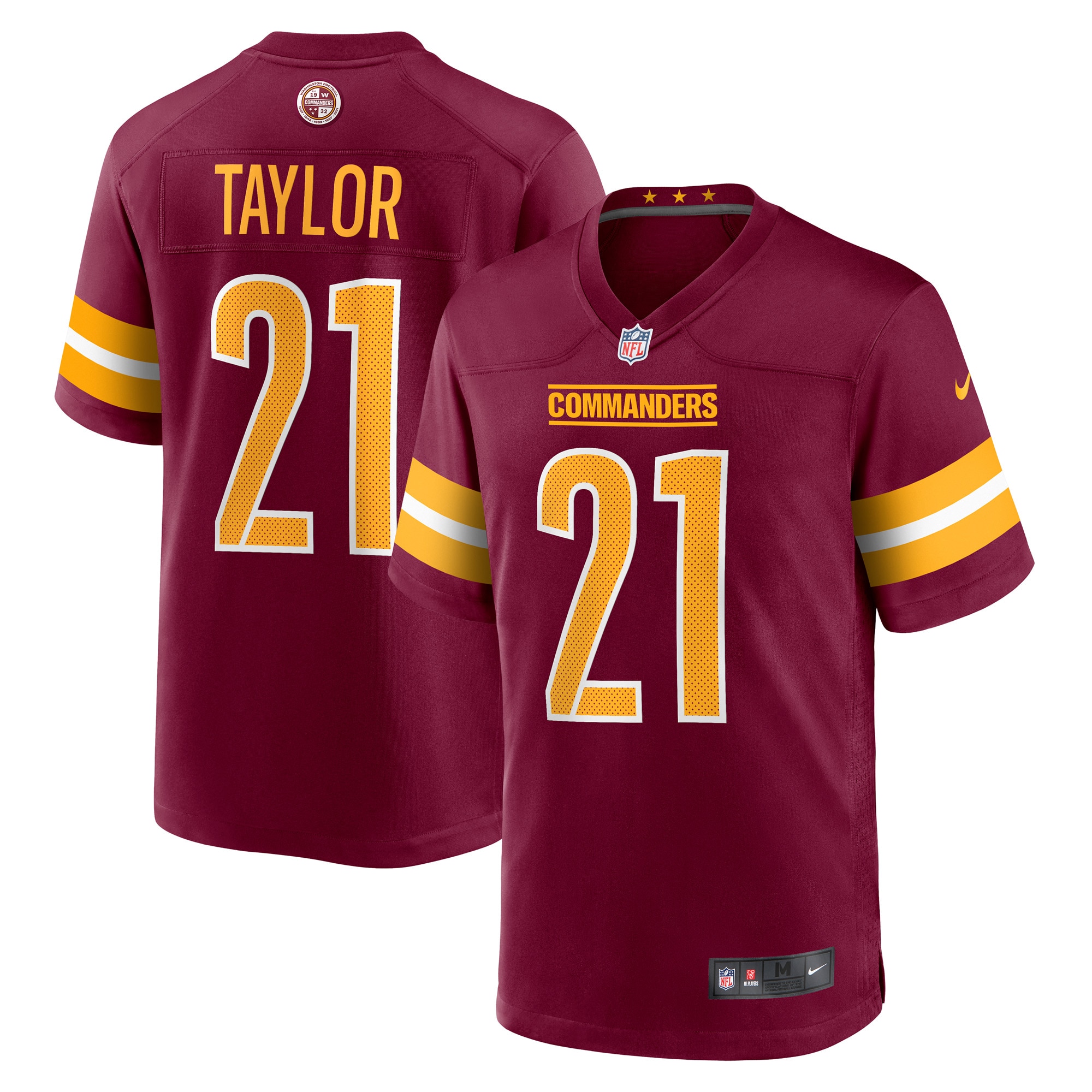 Sean Taylor Washington Commanders Player Game Jersey – Burgundy