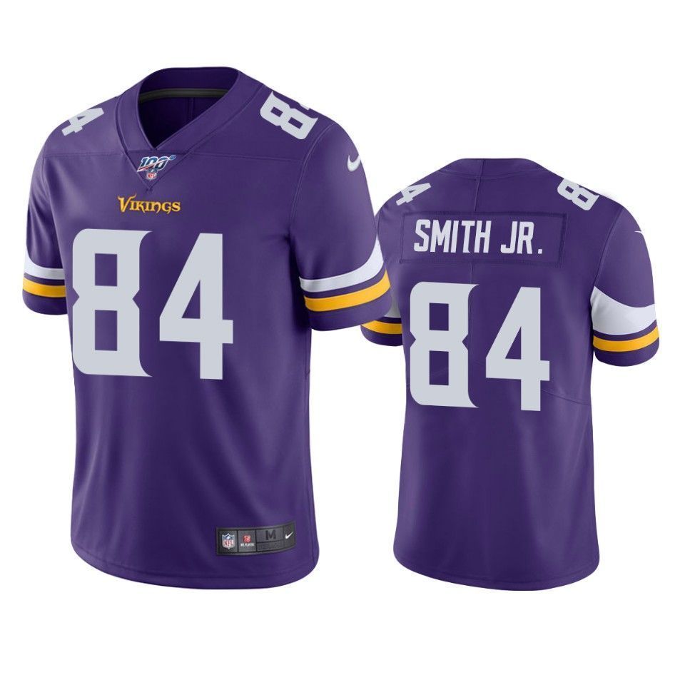 Minnesota Vikings Irv Smith Jr. Purple 100Th Season Vapor Limited 3D Jersey