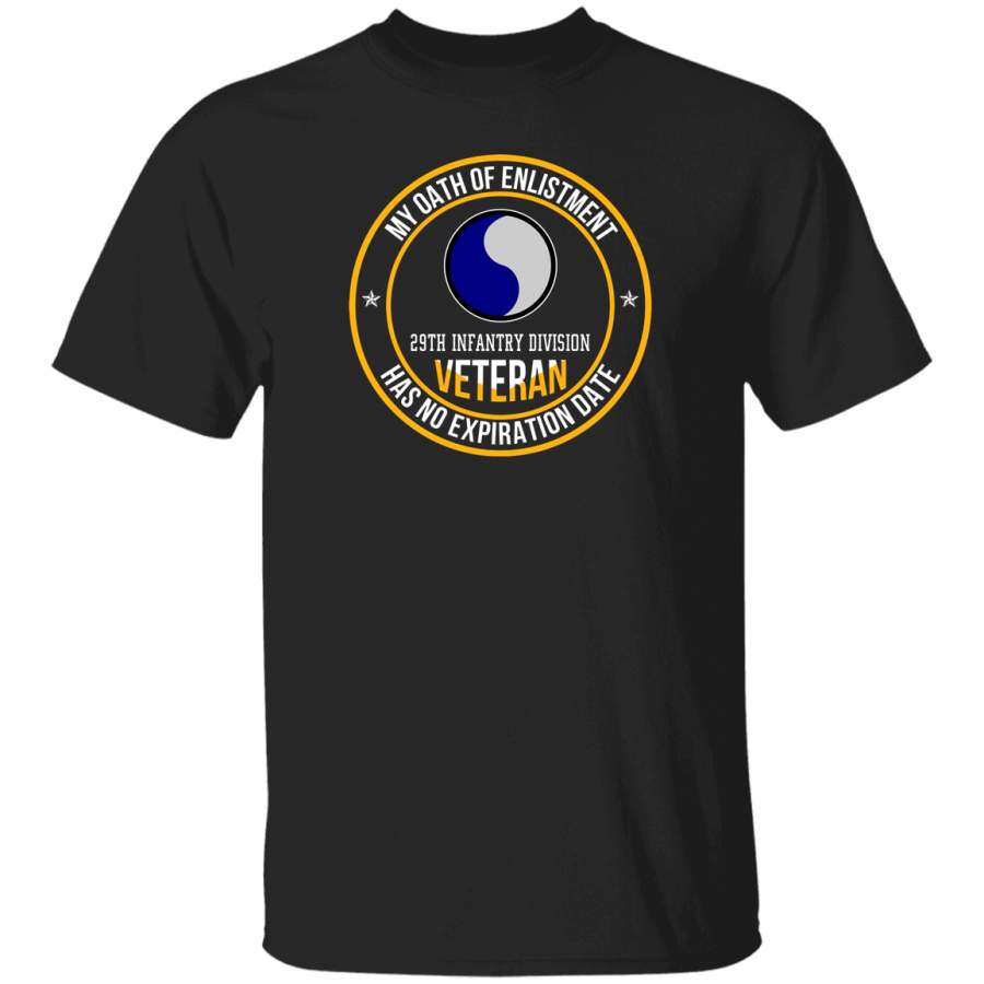 29th Infantry Division Veteran Shirt My Oath Of Enlistment Veterans Day Christmas Gift Mug