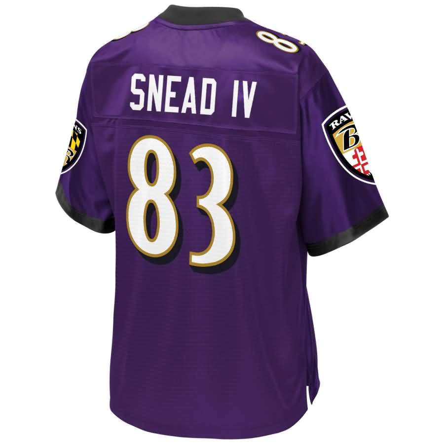 Willie Snead Baltimore Ravens NFL Pro Line Player Jersey – Purple