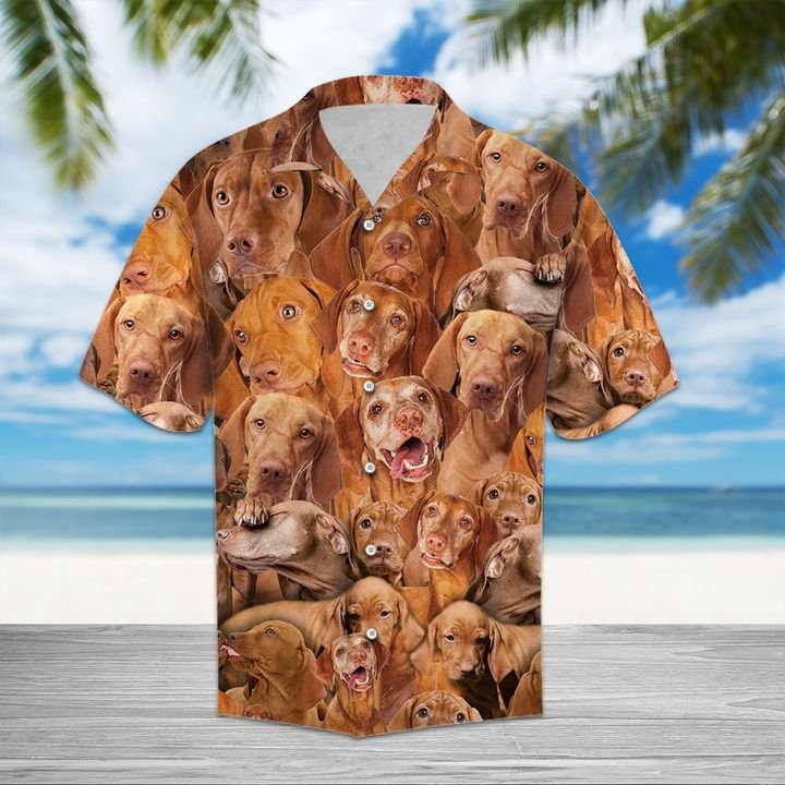 Vizsla Hawaiian Shirt Summer Button Up For Men, Women, Couple