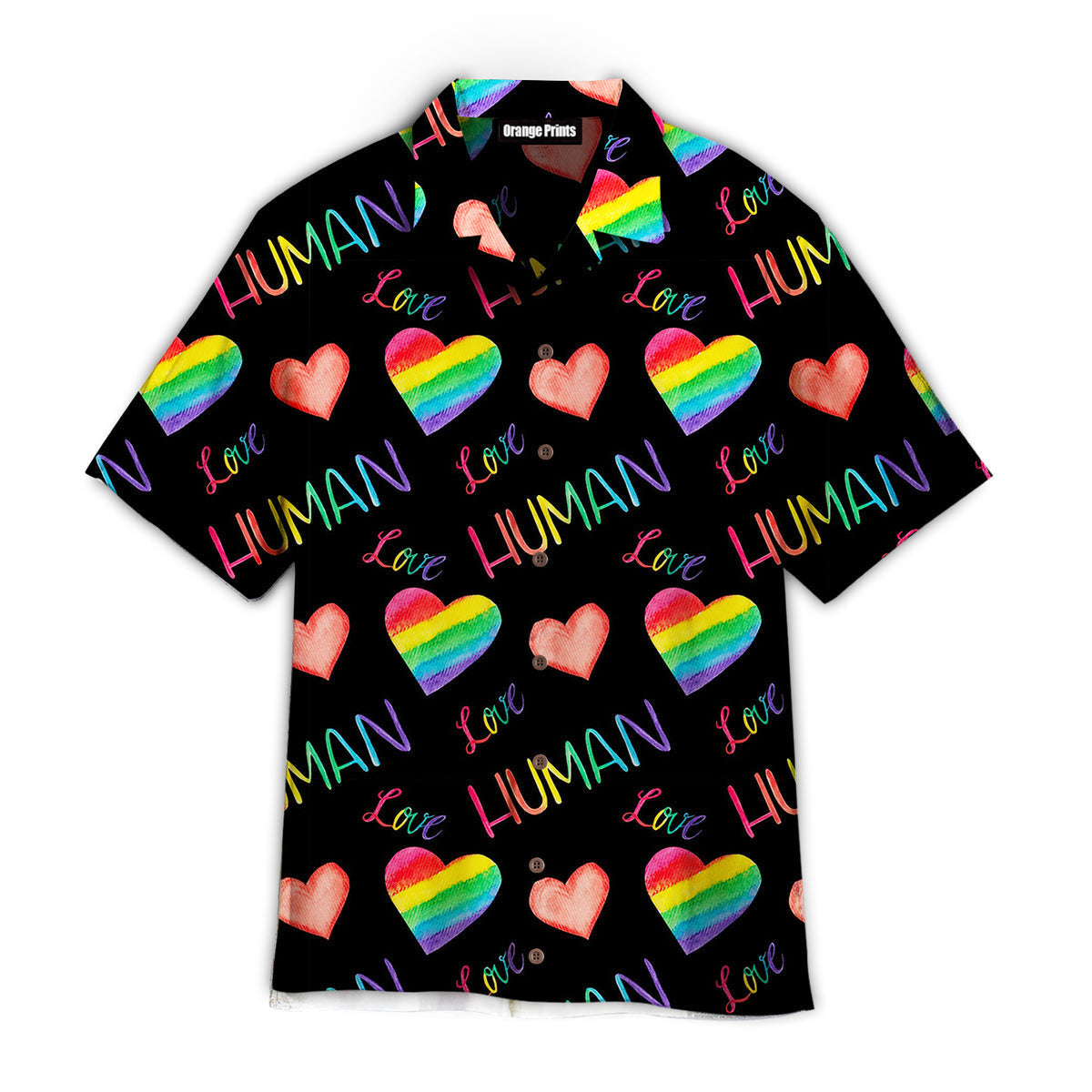 Love Is A Human Right Lgbt Aloha Hawaii Shirts For Men Women Ha16137